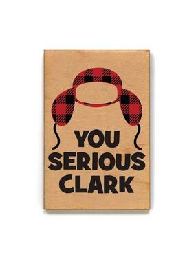 ($5) Christmas Vacation Wood Magnet - Clark